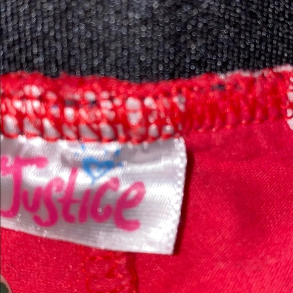 Justice black glitter elastic waist  tutu skirt - Picture 5 of 7